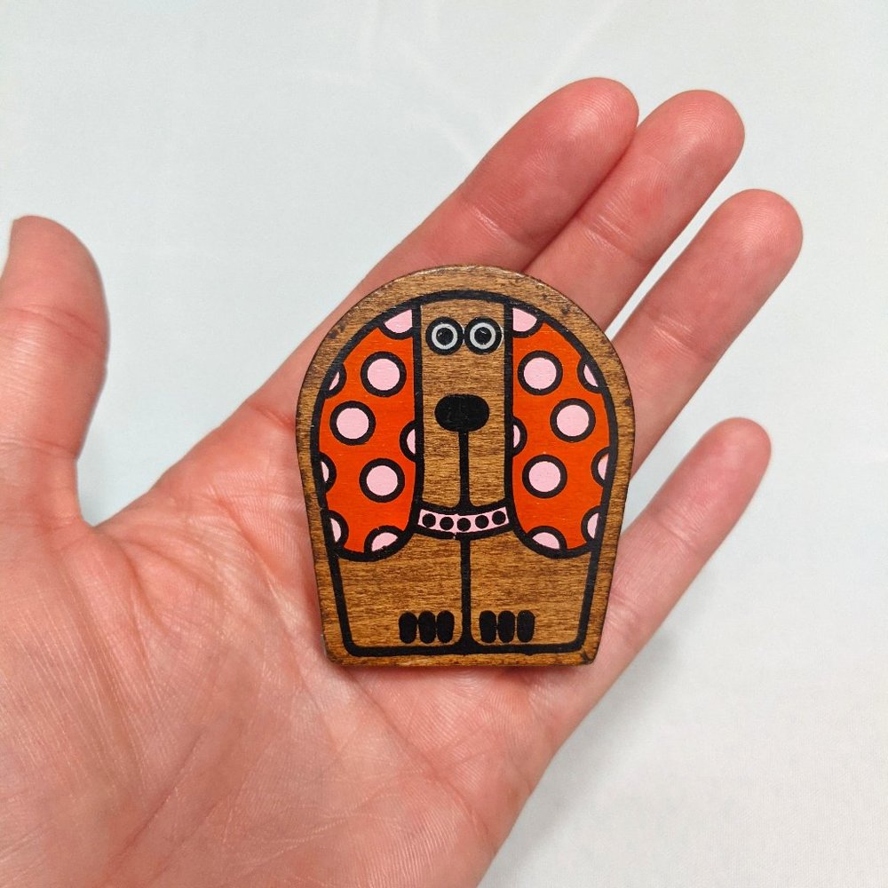 Vintage 60s Looking Dog Sewing Tape Measure